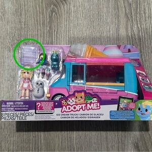 Adopt Me Ice Cream Truck Playset - Pink and Blue DOES NOT INCLUDE VIRTUAL CODE